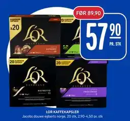 Rema 1000 LOR KAFFEKAPSLER tilbud