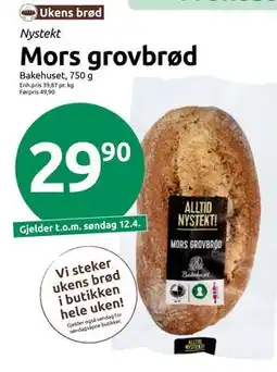 Joker Mors grovbrød tilbud
