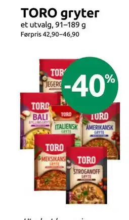 Joker TORO gryter tilbud