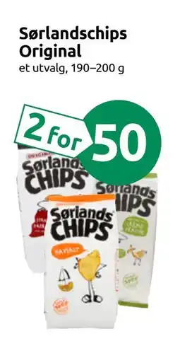 Joker Sørlandschips Original tilbud