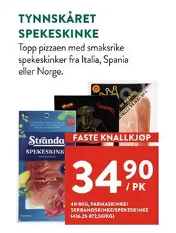 Jacobs TYNNSKÅRET SPEKESKINKE tilbud