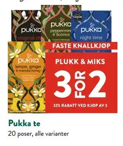 Jacobs Pukka te tilbud