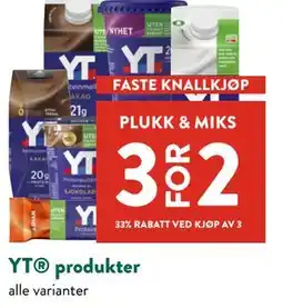 Jacobs YT produkter tilbud