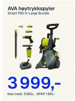 Jernia AVA høytrykkspyle r tilbud