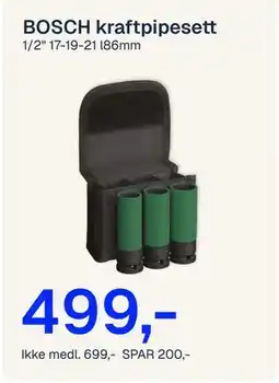 Jernia BOSCH kraftpipese tilbud