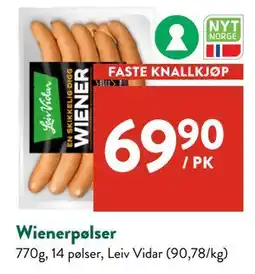 Jacobs Wienerpølser tilbud