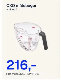Jernia OXO målebeger tilbud