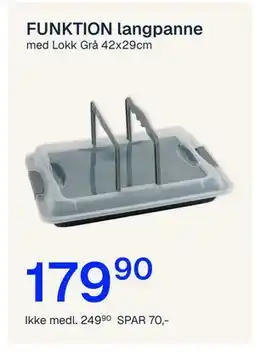 Jernia FUNKTION langpanne tilbud