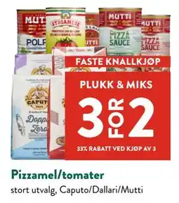 Jacobs Pizzamel/tomater tilbud