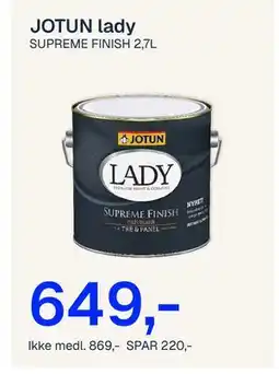 Jernia JOTUN lady tilbud