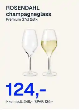 Jernia champagneglas tilbud