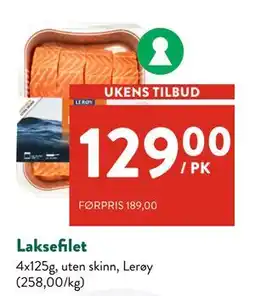 Jacobs Laksefilet tilbud