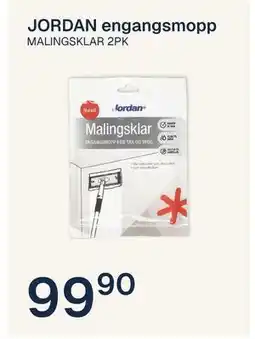 Jernia JORDAN engangsmop MALINGSKLAR 2PK tilbud