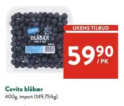 Jacobs Cevita blåbær tilbud
