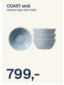 Jernia COAST skål Horizon Sea tilbud