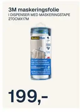 Jernia 3M maskeringsfolie tilbud