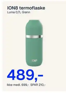 Jernia ION8 termoflaske Luma tilbud
