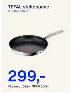 Jernia TEFAL stekepanne tilbud