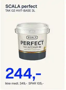 Jernia SCALA perfect TAK 02 HVIT-BASE tilbud