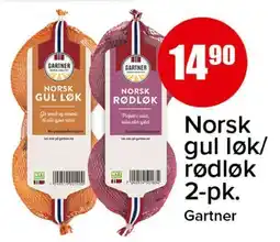 Spar Norsk gul løk/rødløk 2-pk tilbud