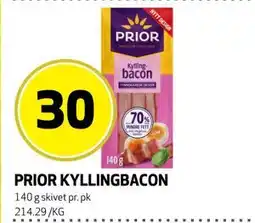 Bunnpris PRIOR KYLLINGBACON tilbud