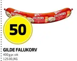 Bunnpris GILDE FALUKORV tilbud