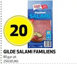 Bunnpris GILDE SALAMI FAMILIENS tilbud