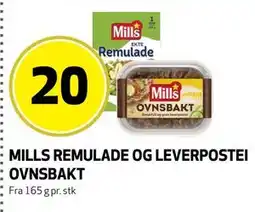 Bunnpris MILLS REMULADE OG LEVERPOSTEI OVNSBAKT tilbud
