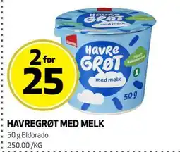 Bunnpris HAVREGRØT MED MELK tilbud