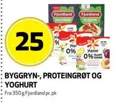 Bunnpris BYGGRYN-, PROTEINGRØT OG YOGHURT tilbud