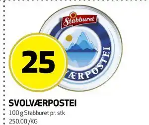 Bunnpris SVOLVÆRPOSTEI tilbud