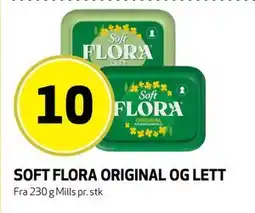 Bunnpris SOFT FLORA ORIGINAL OG LETT tilbud