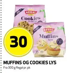 Bunnpris MUFFINS OG COOKIES LYS tilbud