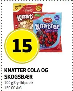 Bunnpris KNATTER COLA OG SKOGSBÆR tilbud