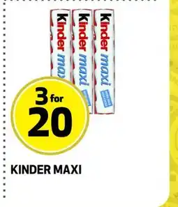 Bunnpris KINDER MAXI tilbud