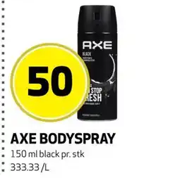 Bunnpris AXE BODYSPRAY tilbud