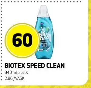 Bunnpris BIOTEX SPEED CLEAN tilbud
