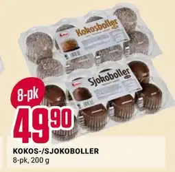 Europris KOKOS-/SJOKOBOLLER tilbud