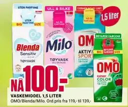 Europris VASKEMIDDEL 1,5 LITER tilbud