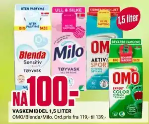 Europris VASKEMIDDEL 1,5 LITER tilbud