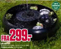 Europris Fontene solcelle tilbud