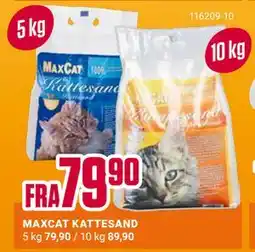 Europris MAXCAT KATTESAND tilbud