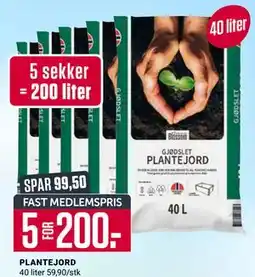 Europris PLANTEJORD, Medlemspris tilbud
