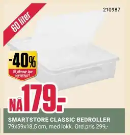 Europris SMARTSTORE CLASSIC BEDROLLER tilbud