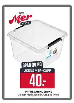 Europris OPPBEVARINGSBOKS, App-pris tilbud