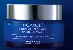 Oriflame Novage+ Intense Skin Recharge Overnight Mask tilbud