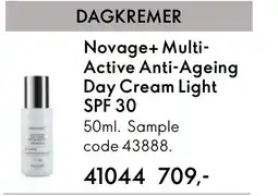 Oriflame Novage+ Multi- Active Anti-Ageing Day Cream Light SPF 30 tilbud