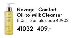 Oriflame Novage+ Comfort Oil-to-Milk Cleanser tilbud