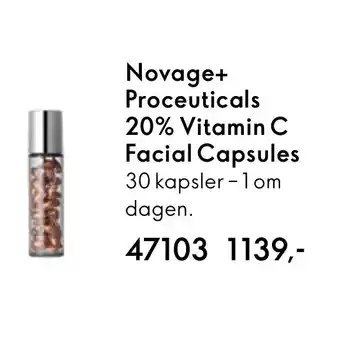 Oriflame Novage+ Proceuticals 20% Vitamin C Facial Capsules tilbud