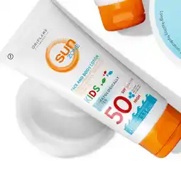 Oriflame Sun Zone Face & Body Lotion Kids SPF 50 High tilbud